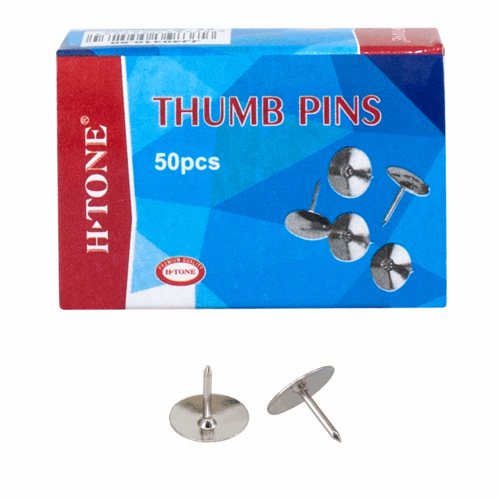 Кнопки нікельовані, 50 шт H-Tone (JJ40310-50)